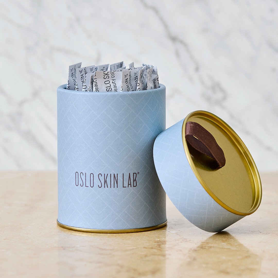 Oslo Skin Lab Table Container säilytysrasia avattuna